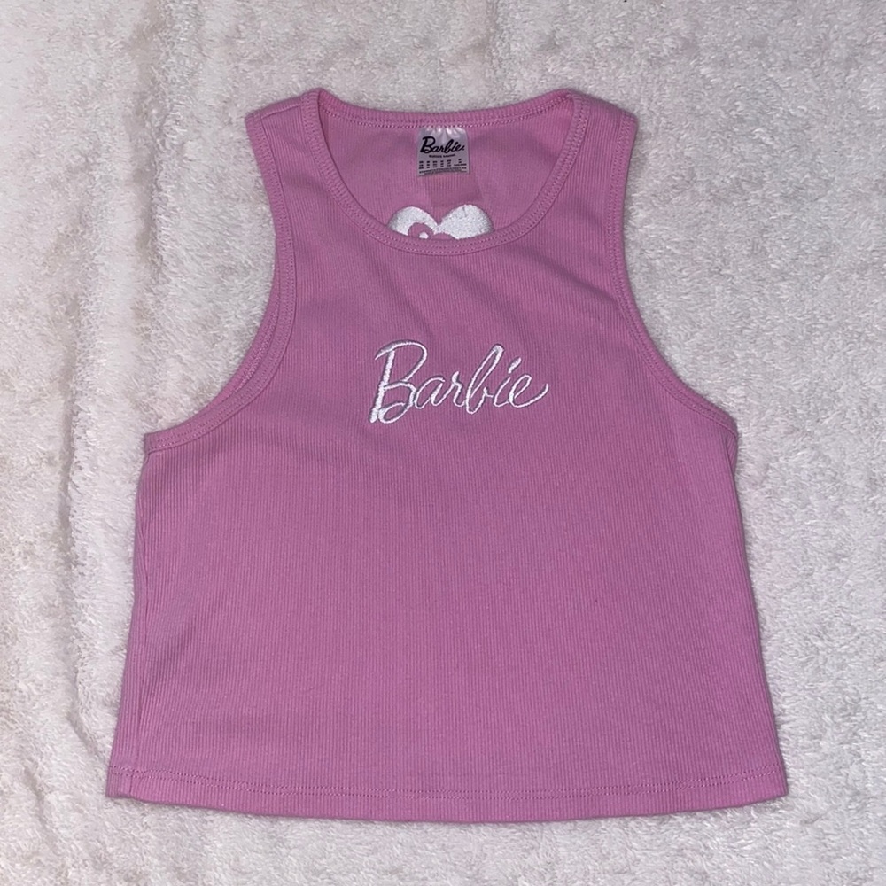 Pink Barbie crop top
